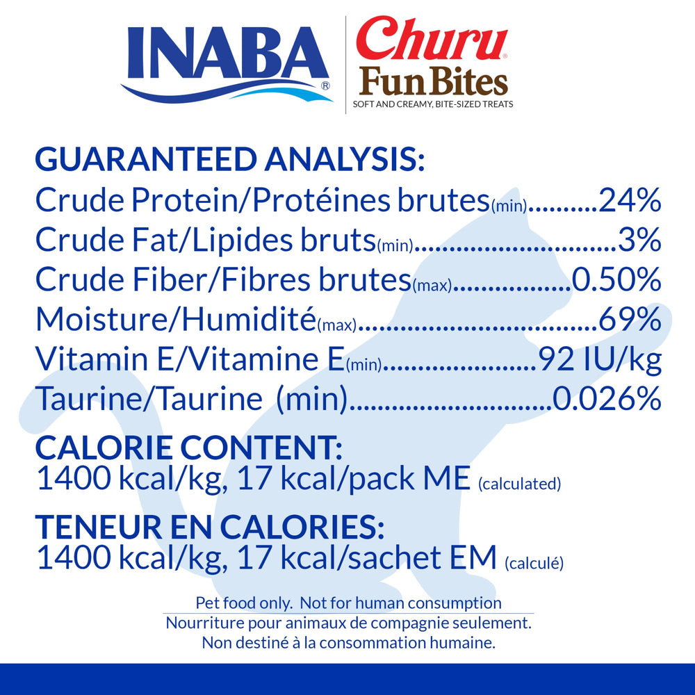 Three-portions-per-pack shown in INABA Churu Fun Bites tetra pack