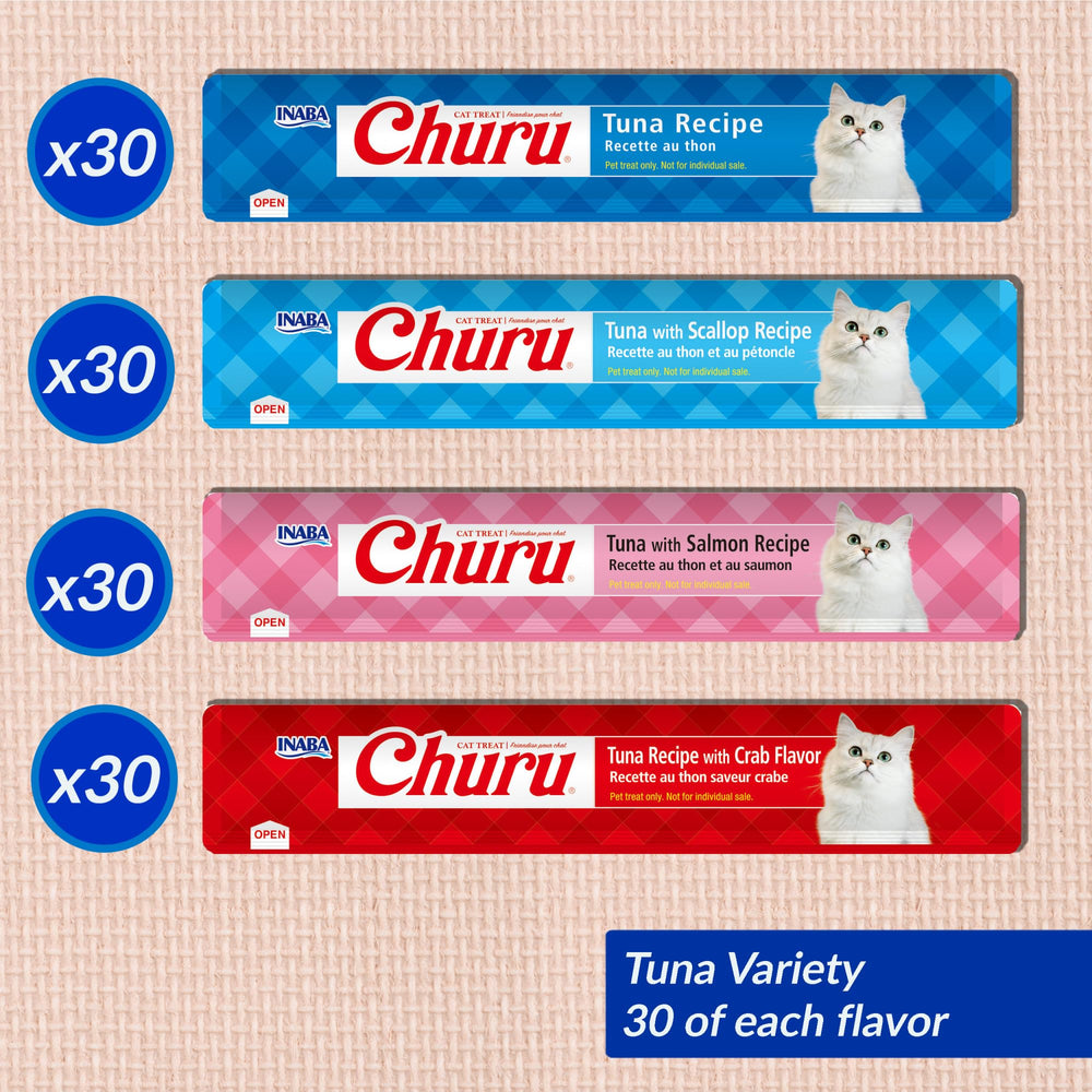 INABA Churu grain-free preservative-free formula for mindful feeding.
