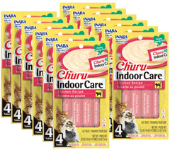 INABA Churu hairball control chicken purée served as a lickable treat