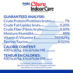 Hand-feeding INABA Churu Indoor Care tuna tubes strengthens cat-human bond.