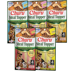 INABA Churu Meal Topper tubes pack for convenient, protein-rich dog toppers