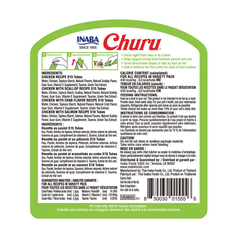 Using INABA Churu to help administer medications to cats
