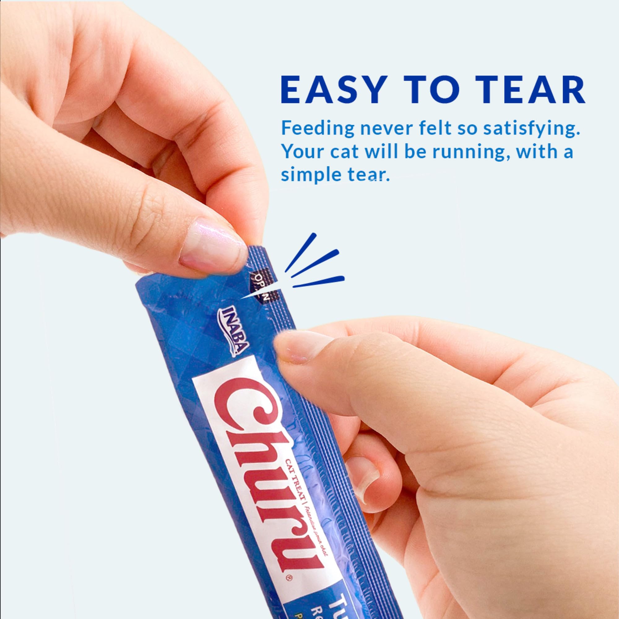 INABA Churu medication disguise use during routine care.