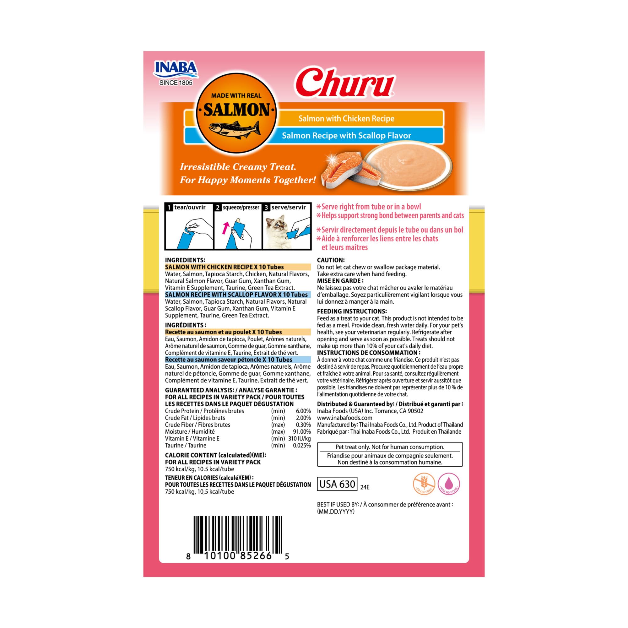 INABA Churu moisture-rich treat delivers hydration and flavor