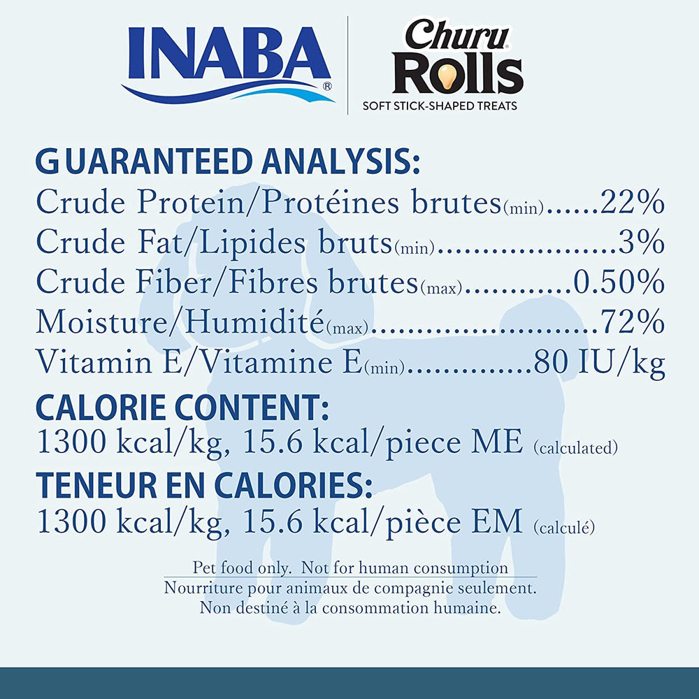 INABA Churu Rolls variety pack highlights per-stick convenient hydration-friendly treats.
