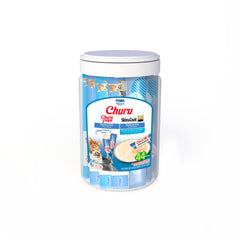 INABA Churu Senior Chicken Recipe tube for protein and hydration.