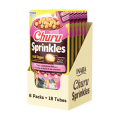 INABA Churu Sprinkles pack front with real chicken meal topper.