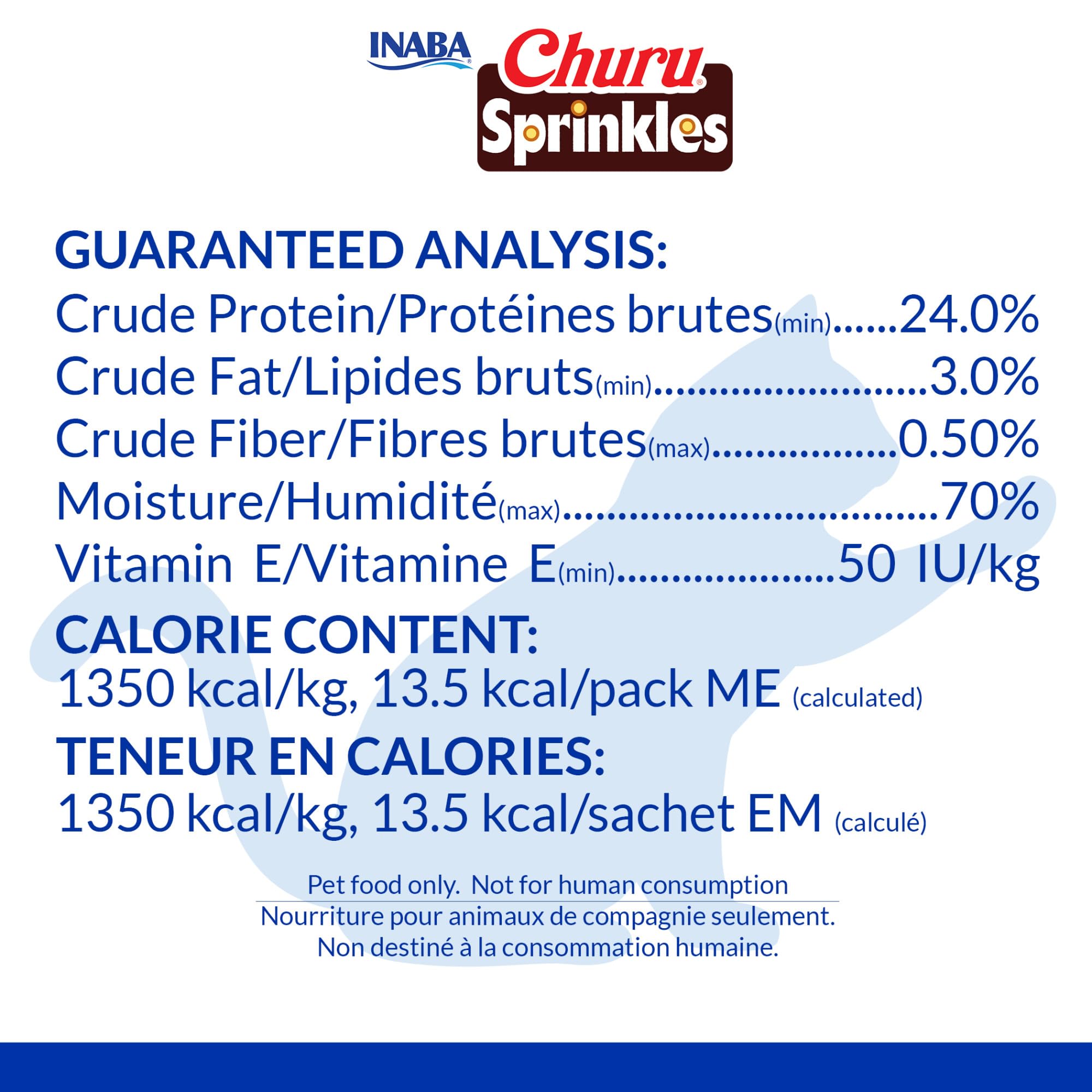 INABA Churu Sprinkles portion-controlled tube for convenient use on the go.
