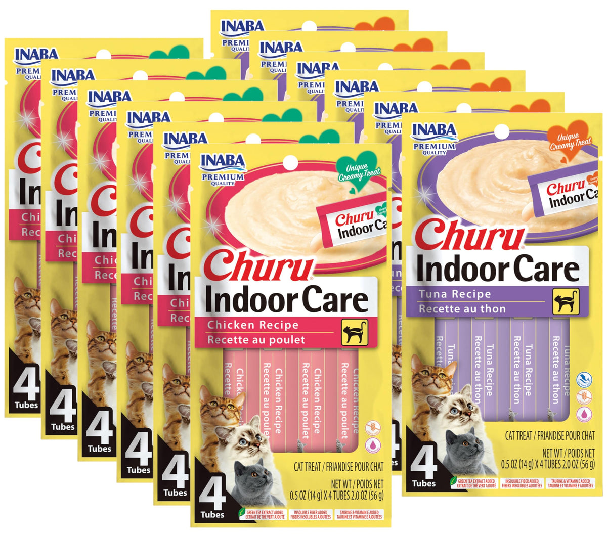 INABA Churu tuna indoor-care packaging shown for easy serving.