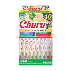 INABA Churu tuna tube hand-feeding for easy cat bonding.