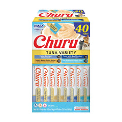 Inaba Churu tuna tube for hand feeding and hydration.