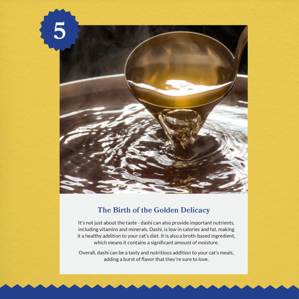 Inaba Dashi Delights bonito flakes broth, rich umami for daily feline meals.
