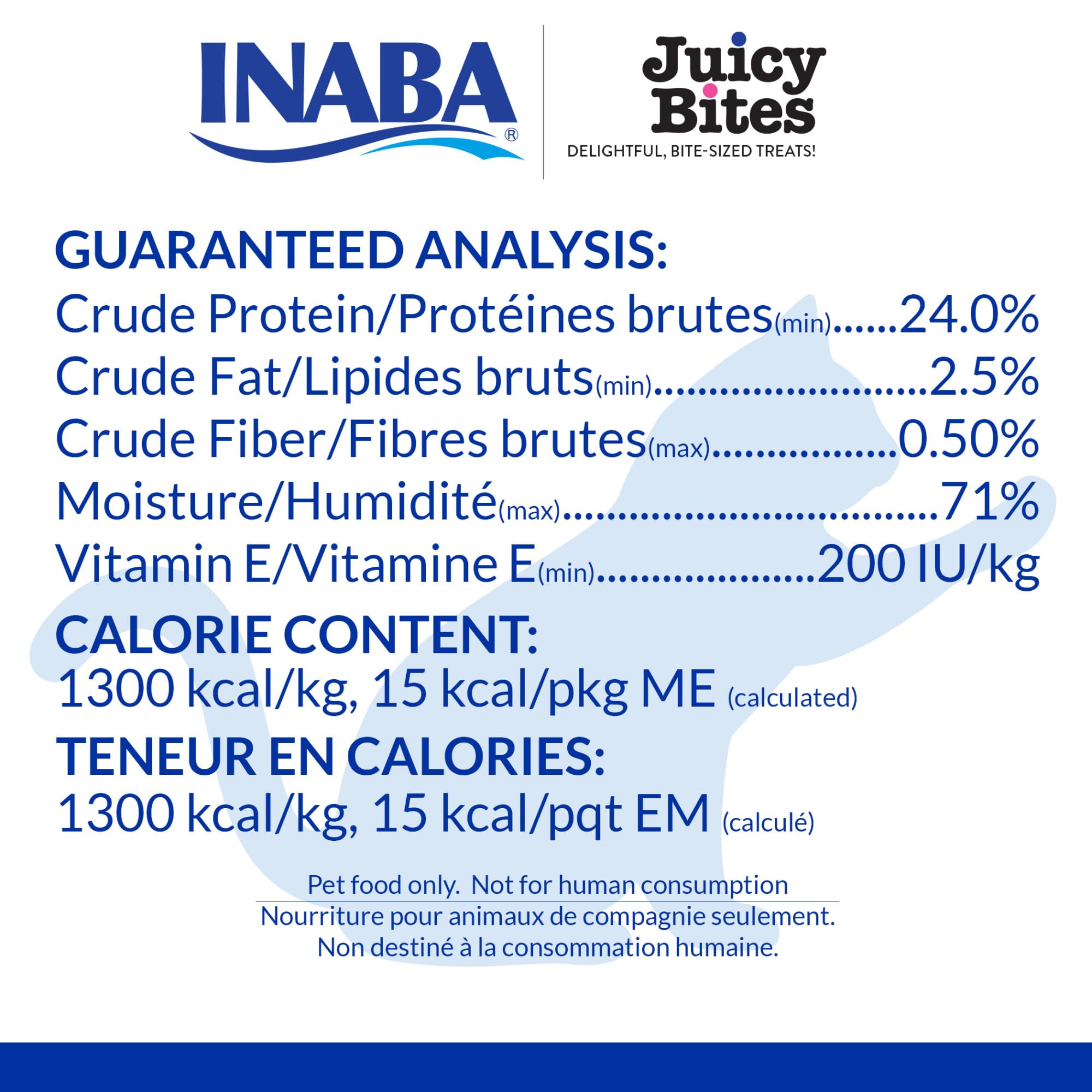INABA Juicy Bites with pills disguised to help medication time.