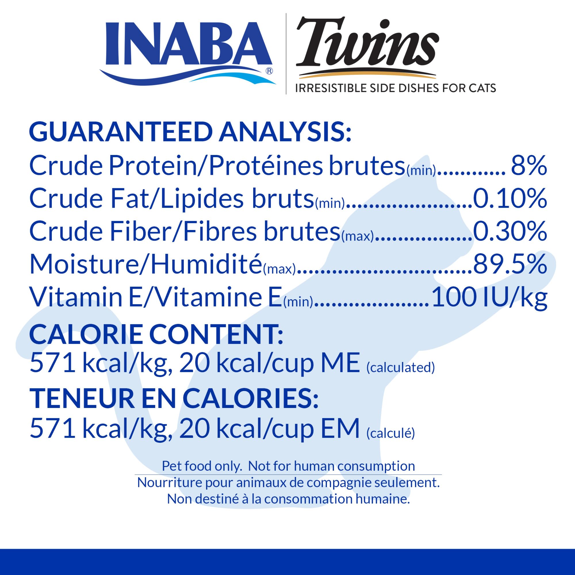 Two single-serve cups of INABA Twins for portion control
