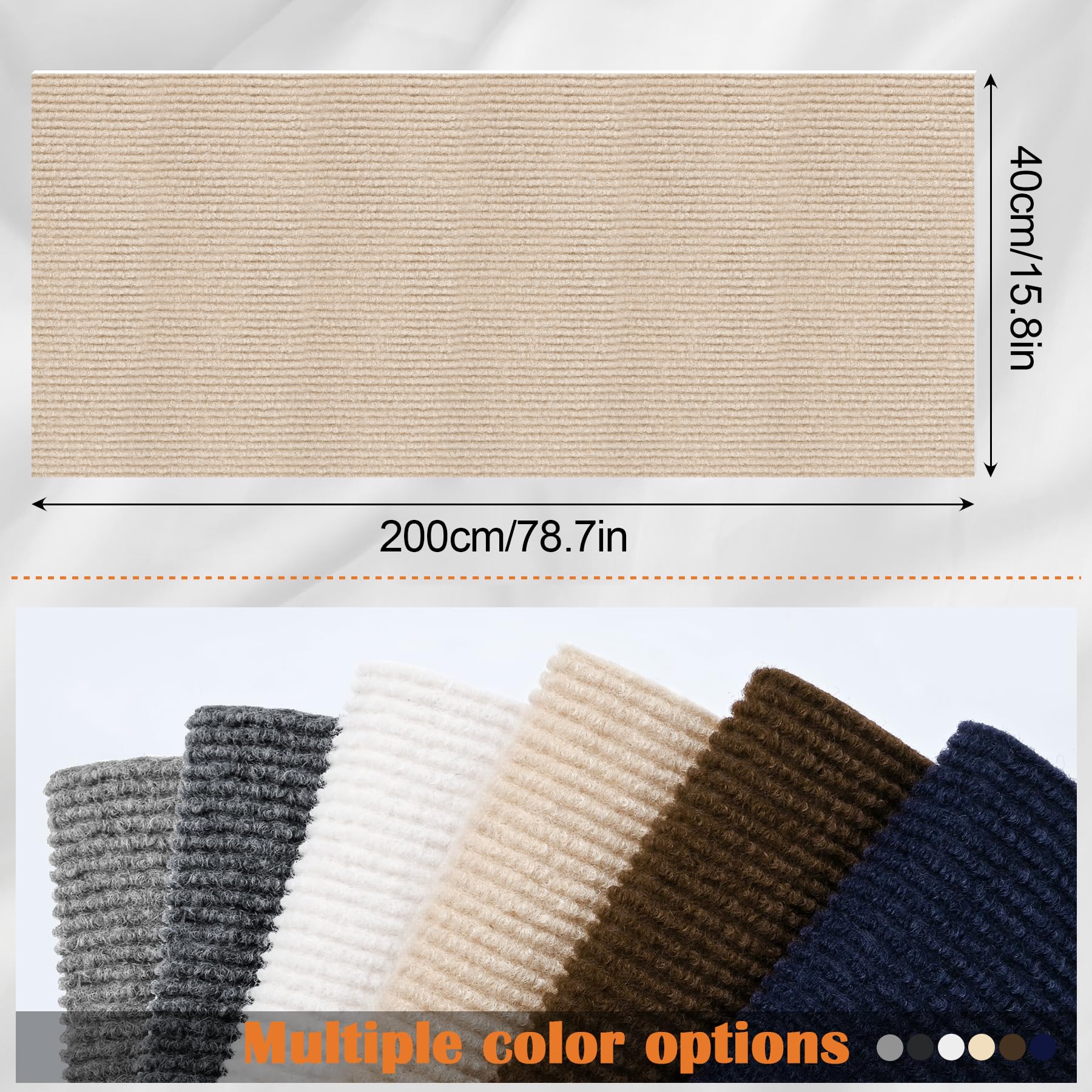 Inchoco Cat Scratching Pad adhesion closeup demonstrates strong heat aided stick for easy setup.