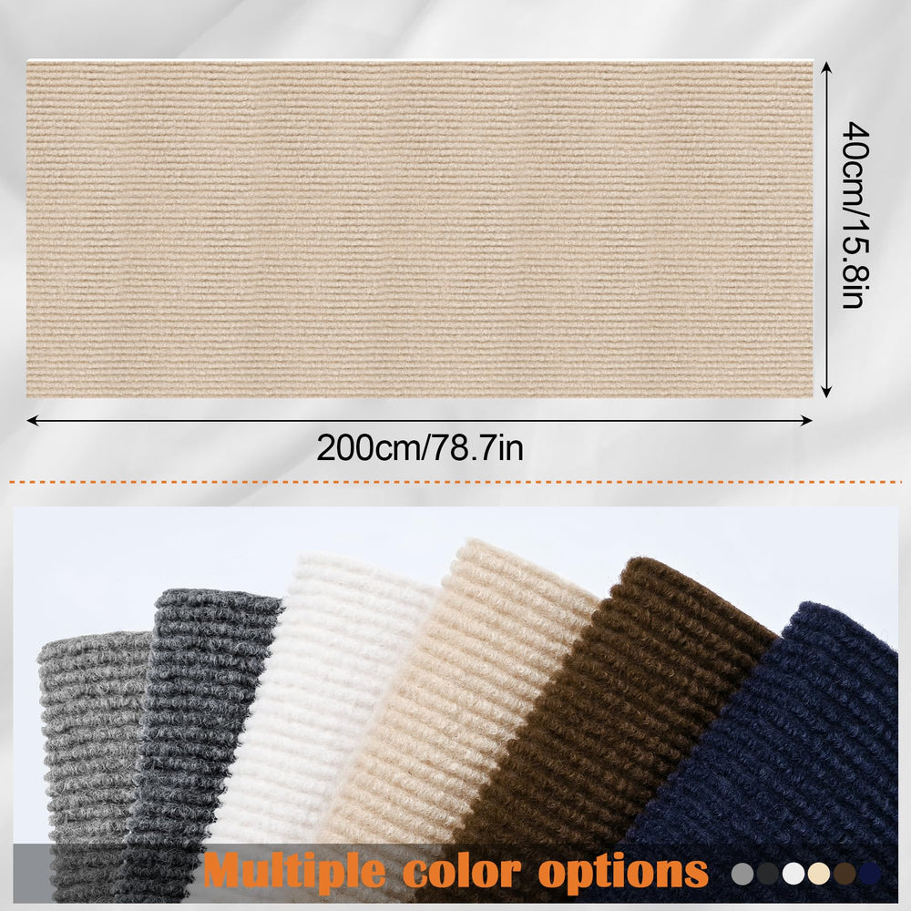 Inchoco Cat Scratching Pad adhesion closeup demonstrates strong heat aided stick for easy setup.
