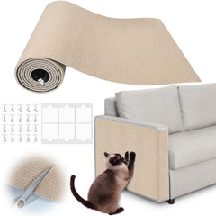 Inchoco Cat Scratching Pad full view shows durable felt surface protecting furniture.