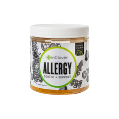 InClover Allergy Relief packaging for pets highlights seasonal support.