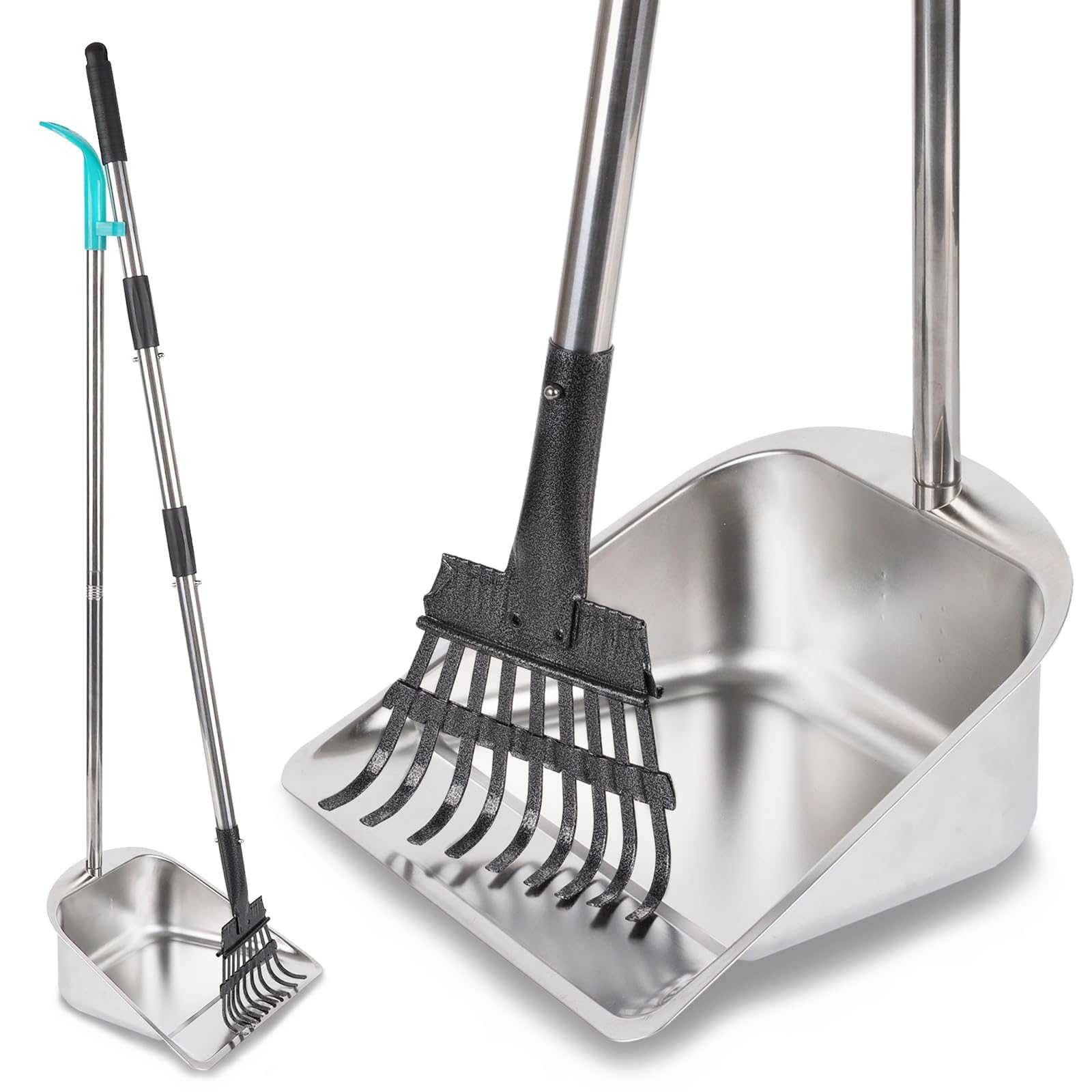 Indiedouker large-capacity tray reduces trips for large dogs during cleanup.