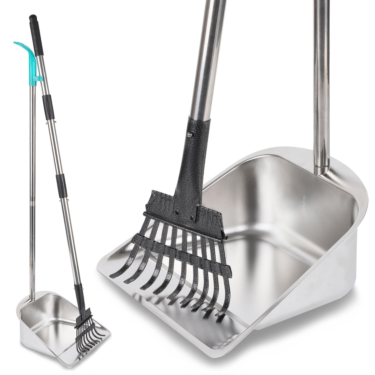 Indiedouker large-capacity tray reduces trips for large dogs during cleanup.