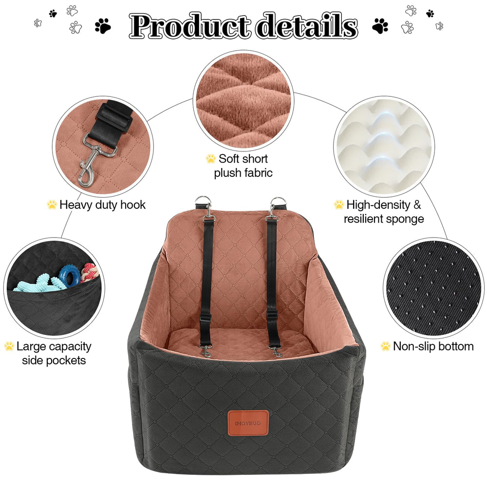 INDYBUD non-slip bottom keeps the seat secure during travel