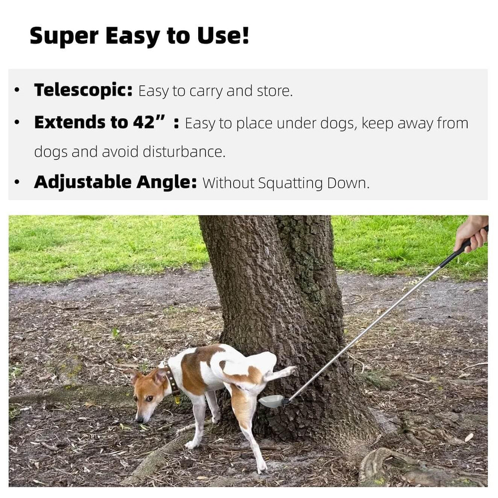 iNenya Urine Catcher with adjustable angle spoon for easy, spill-free collection.