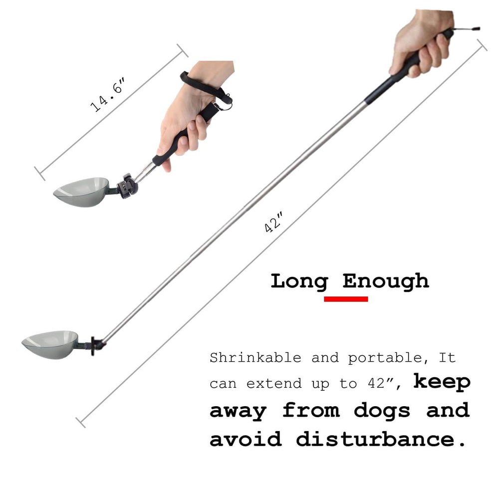iNenya Dual-scoop design for dogs of all sizes and breeds.