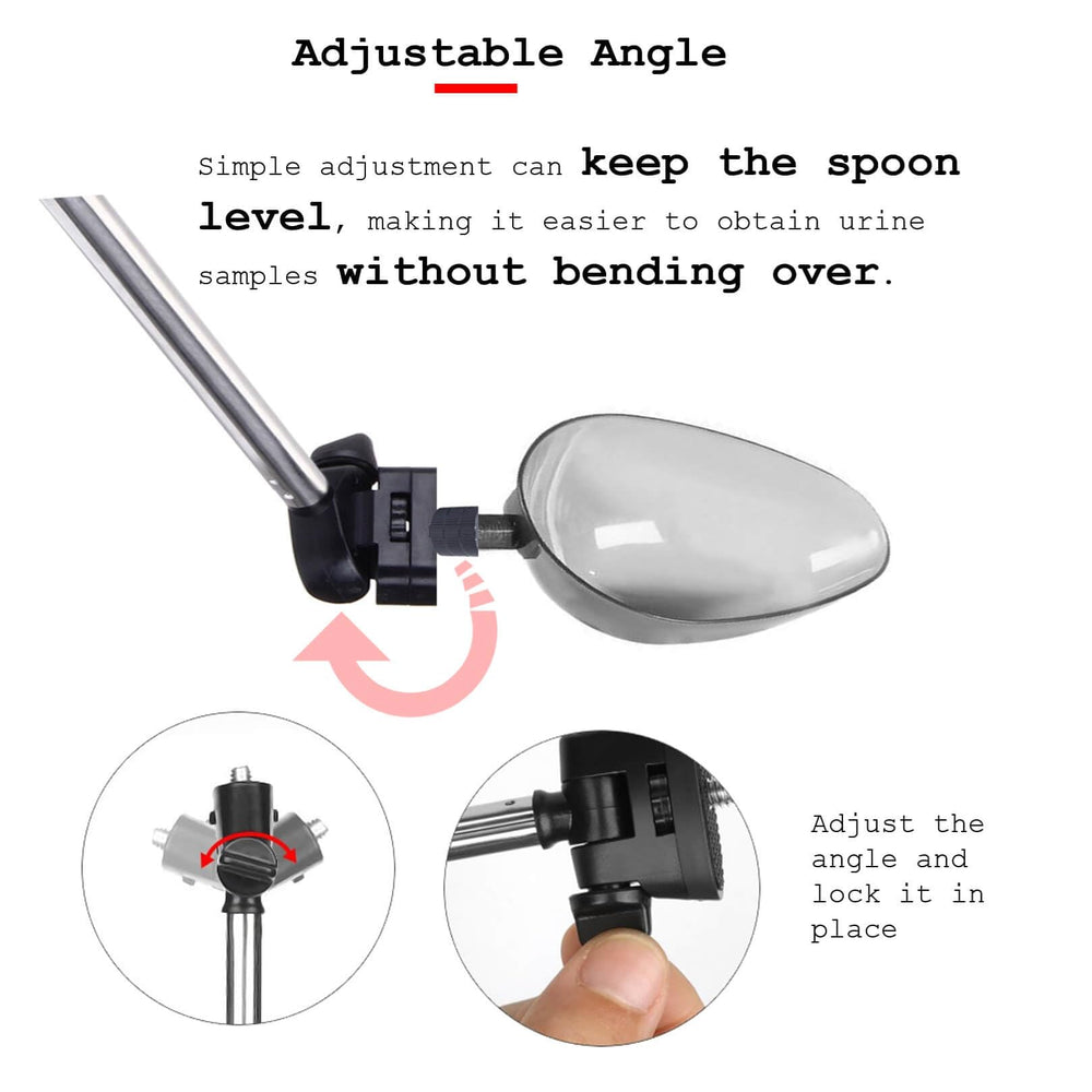 iNenya Reusable spoon and container for ongoing urine sampling.