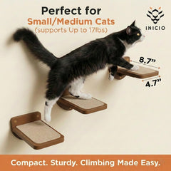 INICIO Cat Wall Stairs fixtures mounted for quick installation