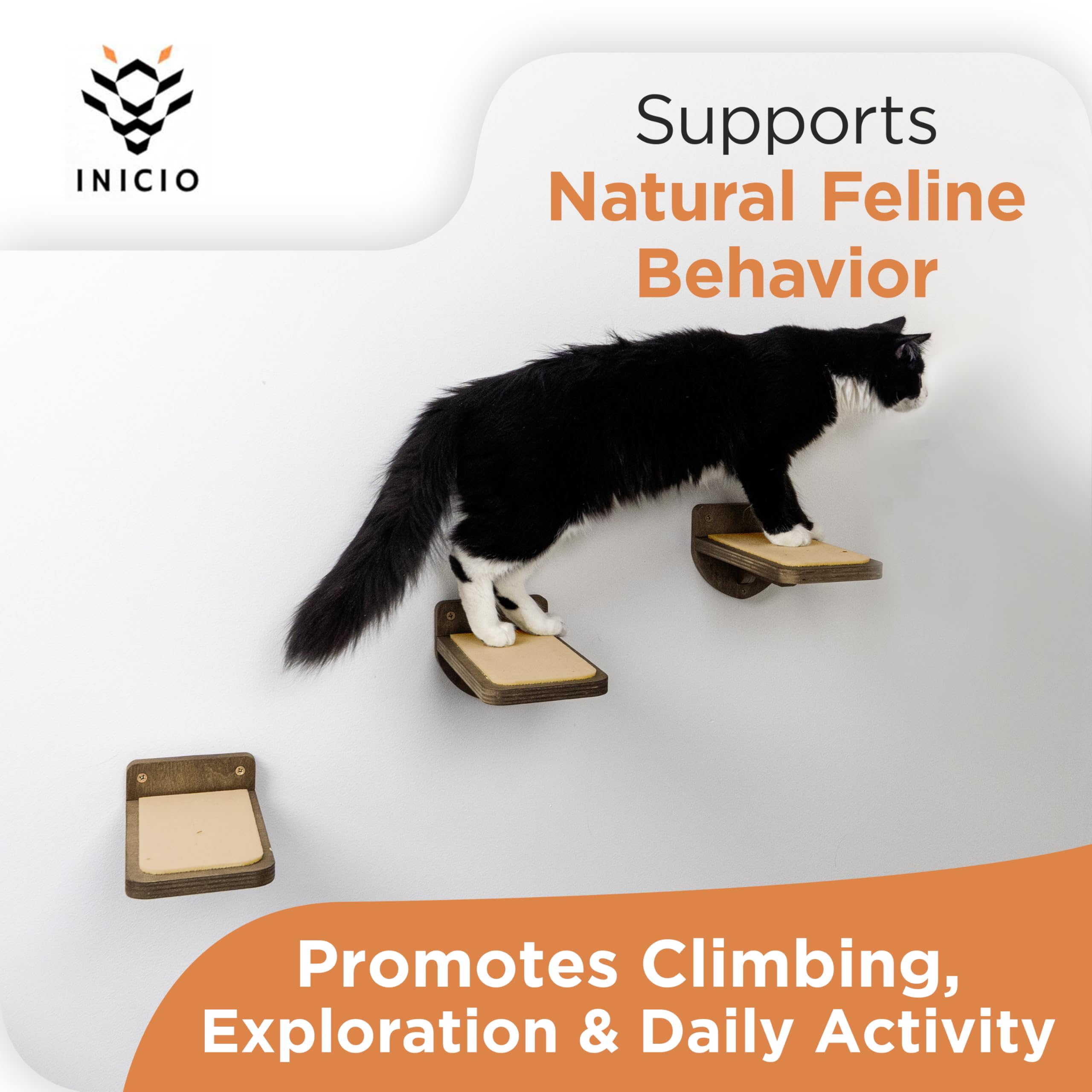 INICIO Floating wall playground cat stairs for creative play