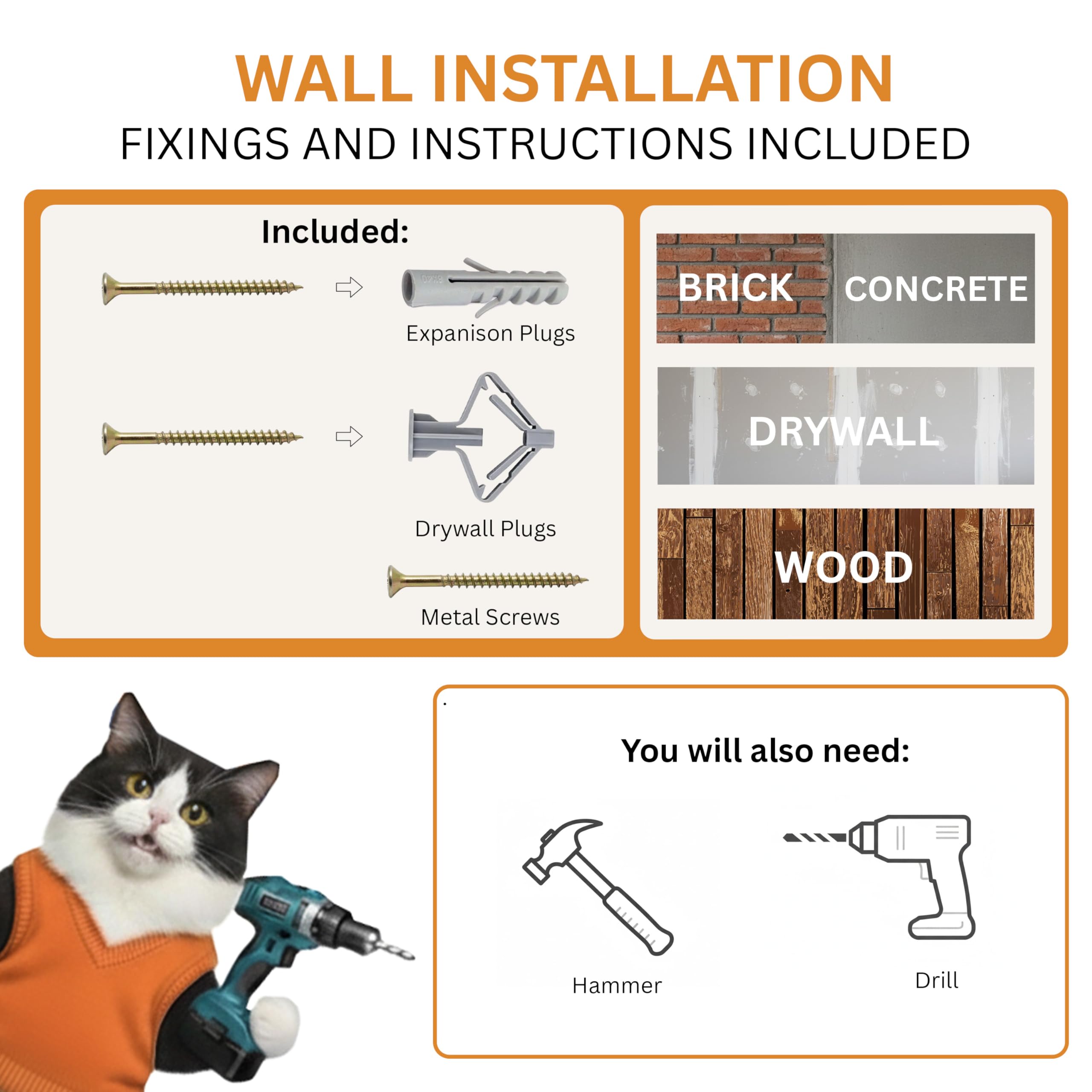 INICIO Modern decor integration with wall-mounted cat stairs