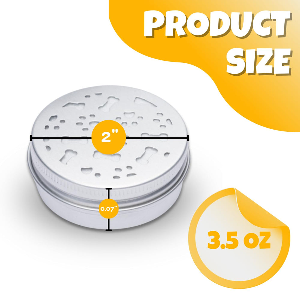 Ink Oil compact 2-inch tins hold precise scent samples.