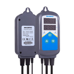 Inkbird Aquarium Heater dual displays allow easy monitoring of tank temperatures.