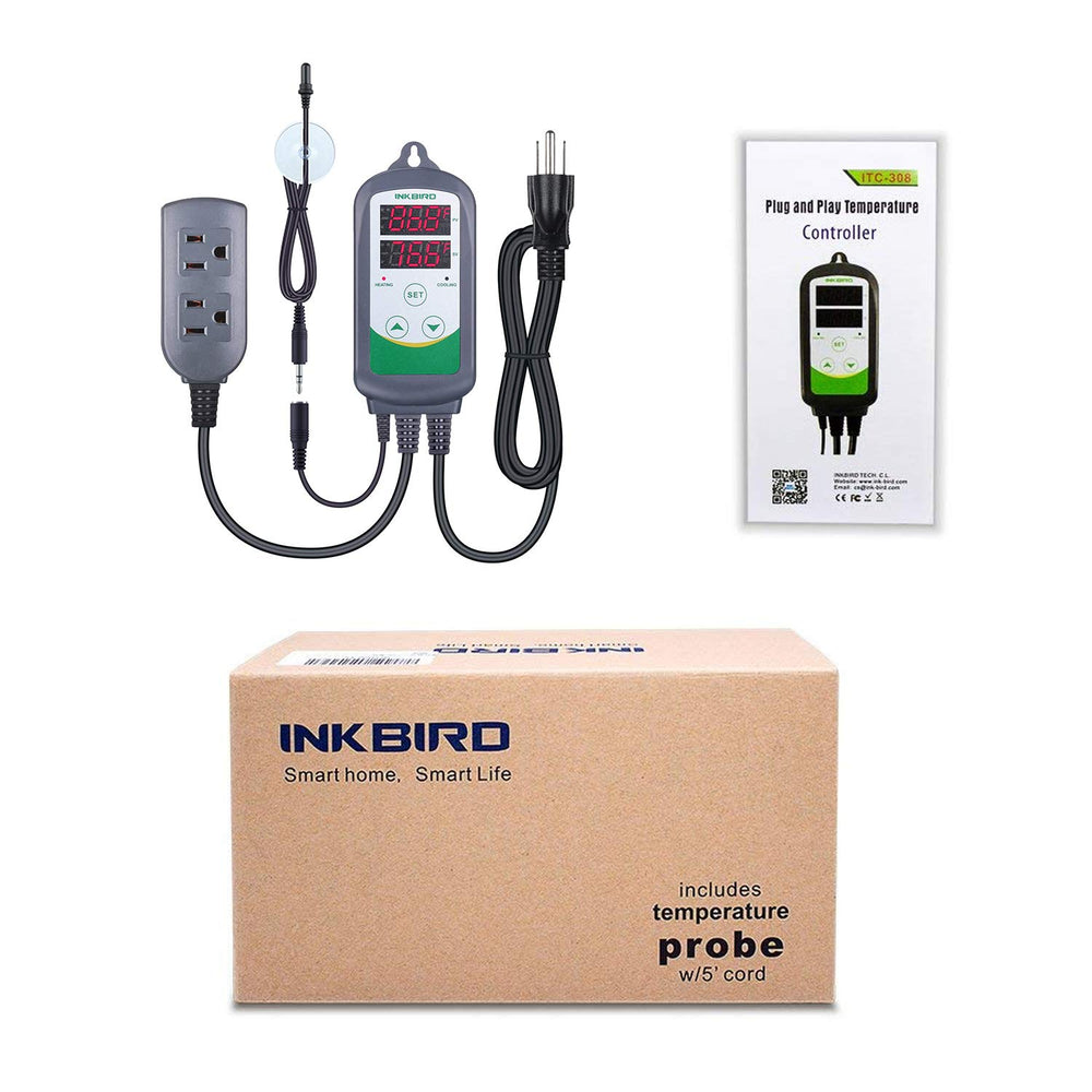 Inkbird ITC-308S corrosion-resistant design for freshwater and saltwater tanks