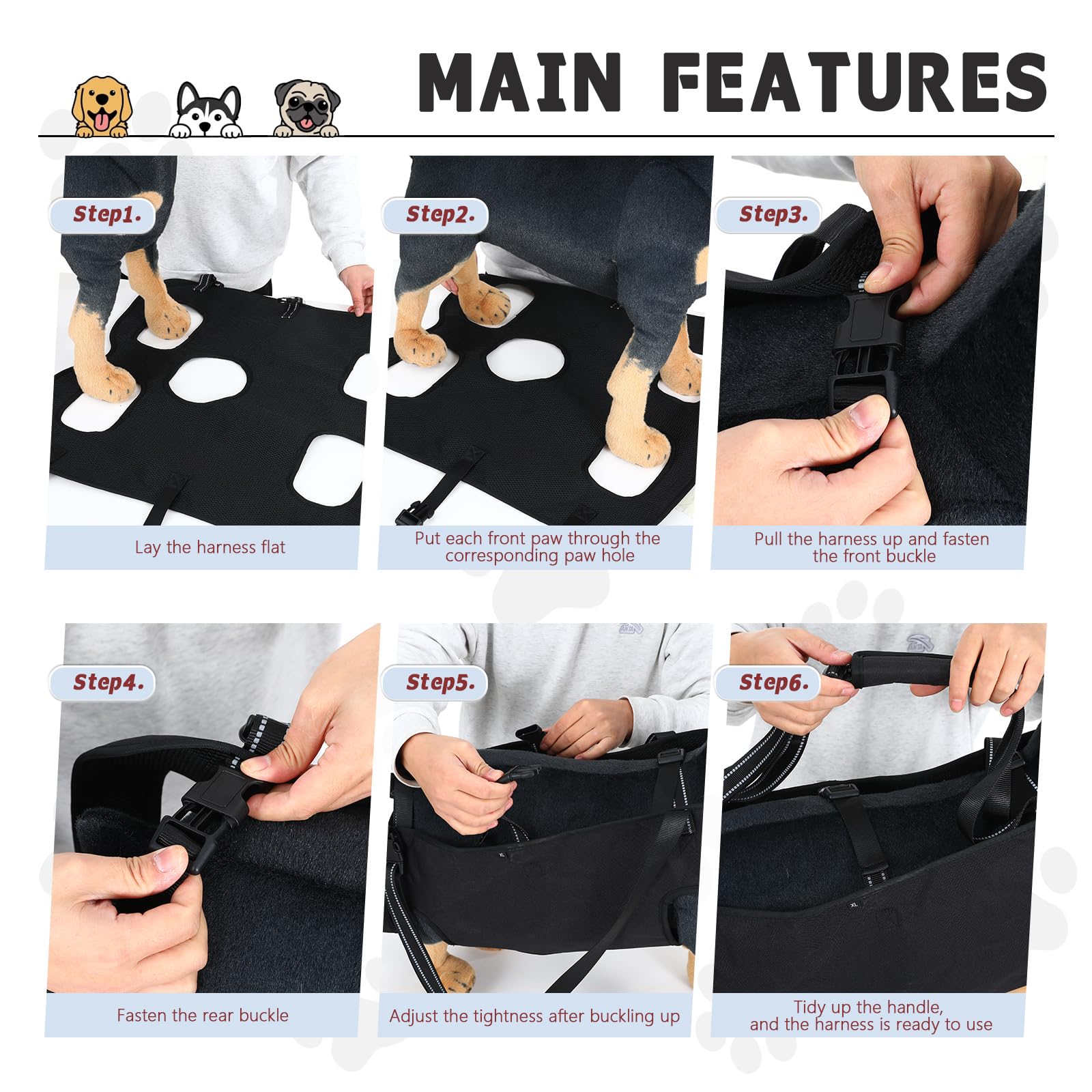 INKNOTE Oxford cloth version enhances durability and comfort in daily walks and rehab sessions.