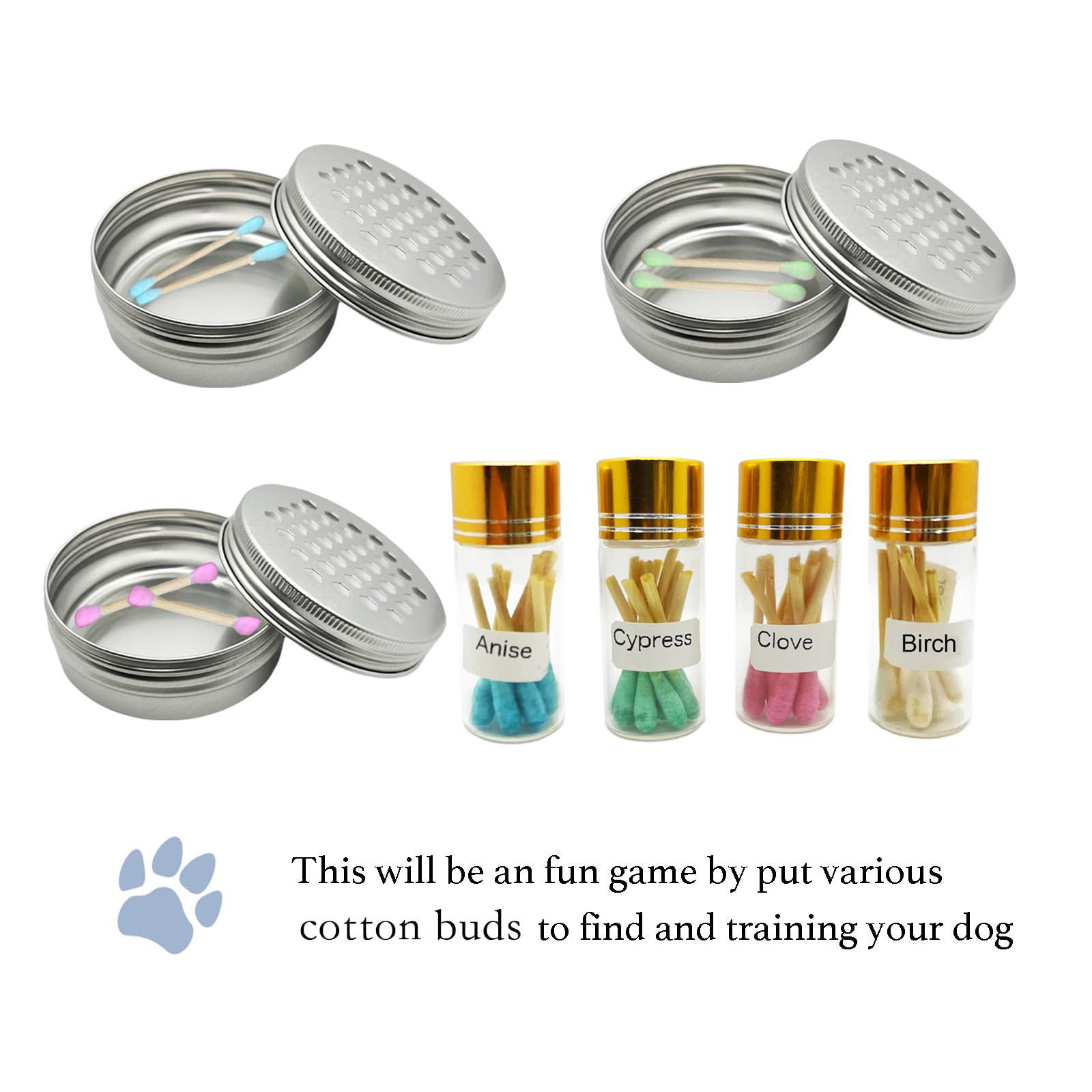 INNOYUMLIN scent work kit jars as versatile starter scents