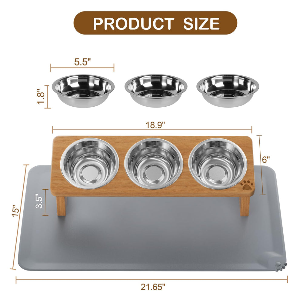 INNVVIS anti-spill silicone mat protects floors by catching drips during mealtime.