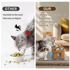 INNVVIS tilted design at 15-degree for comfortable neck posture during meals.