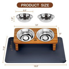 INNVVIS anti-spill silicone mat guards floors during feeding.