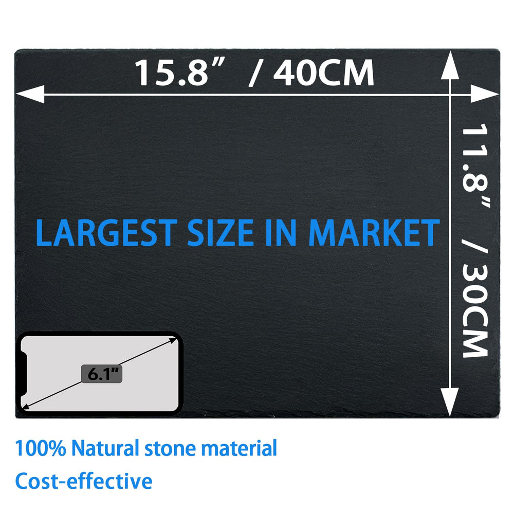 INOSCIND reptile slate tile 15-7x11-8 inches offers durable basking area