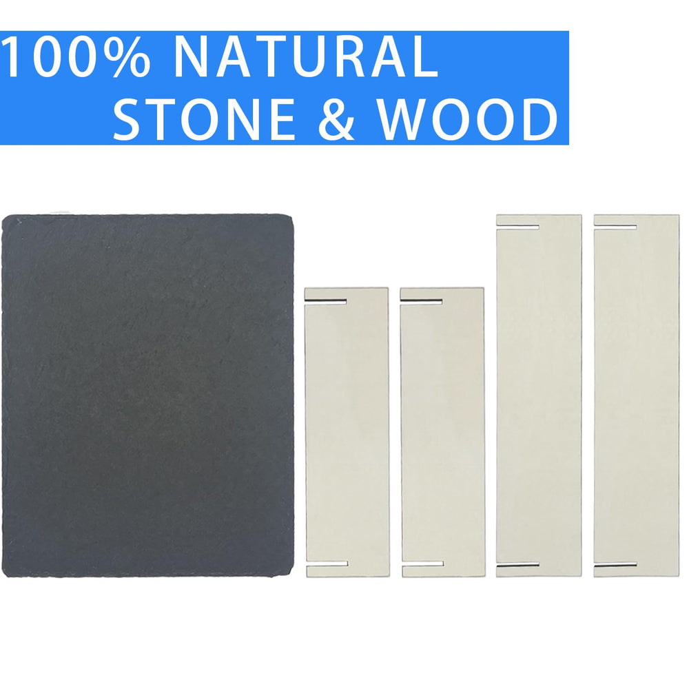 INOSCIND slate reptile hide XL gecko basking platform supports basking and hiding needs.