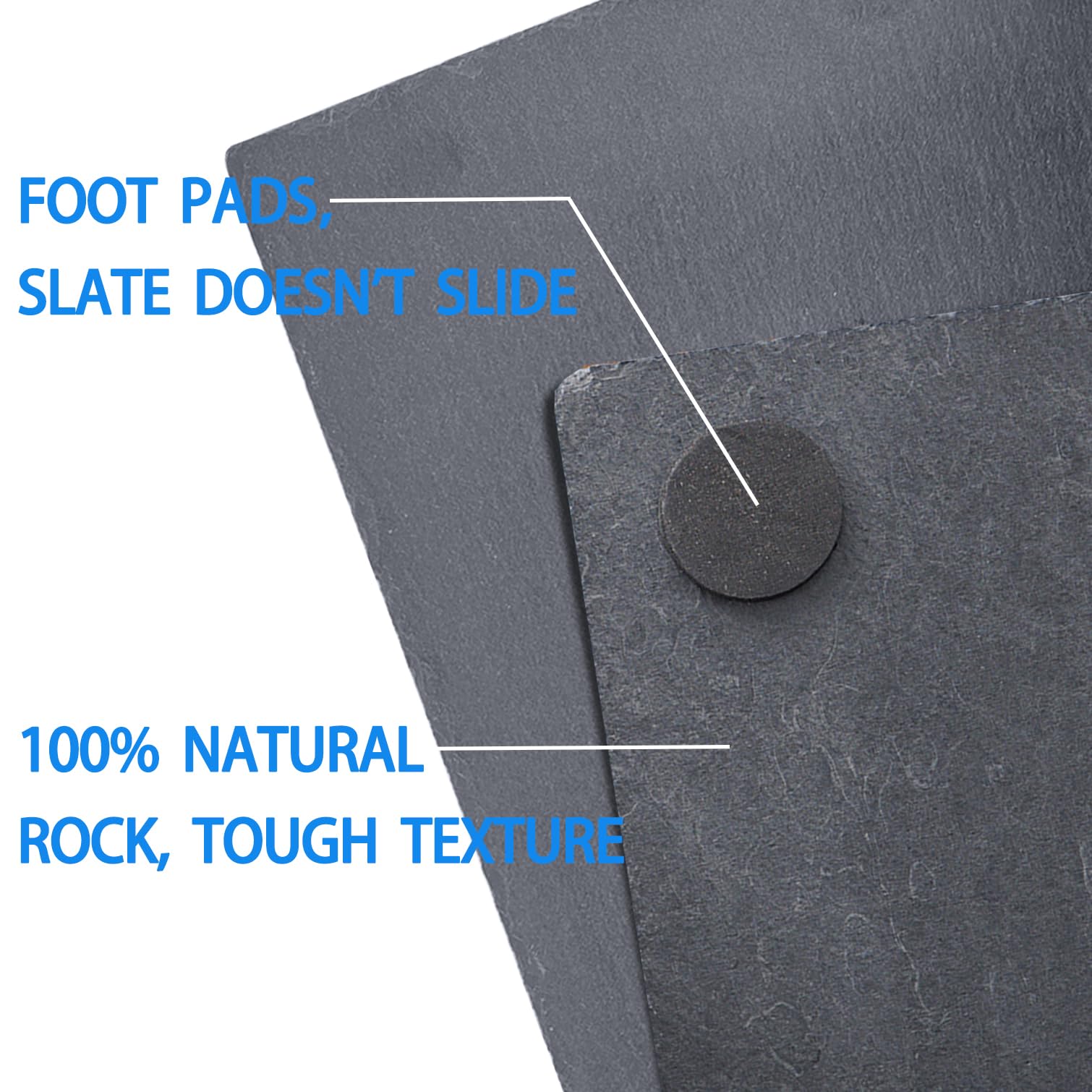 INOSCIND terrarium bowl slate keeps water quality stable while basking surface stays dry