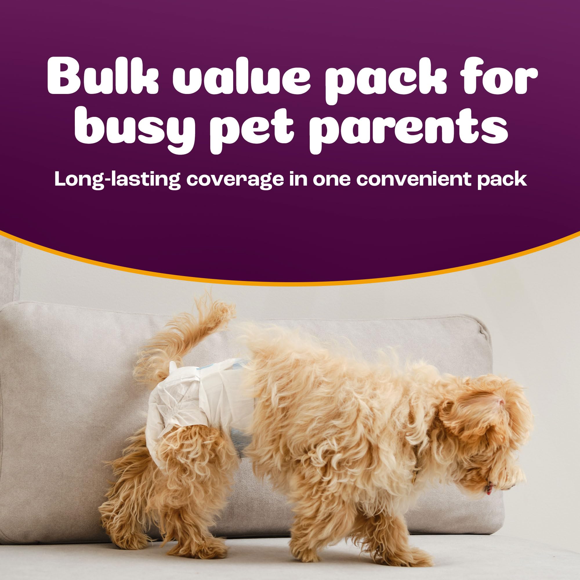Inspire Pet Care diapers designed for travel and on-the-go use.