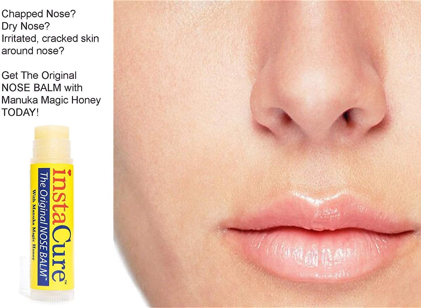 INSTACURE nose balm forms a light protective layer on skin