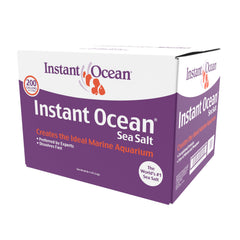 Instant Ocean sea salt dissolves quickly for rapid, clear water preparation.