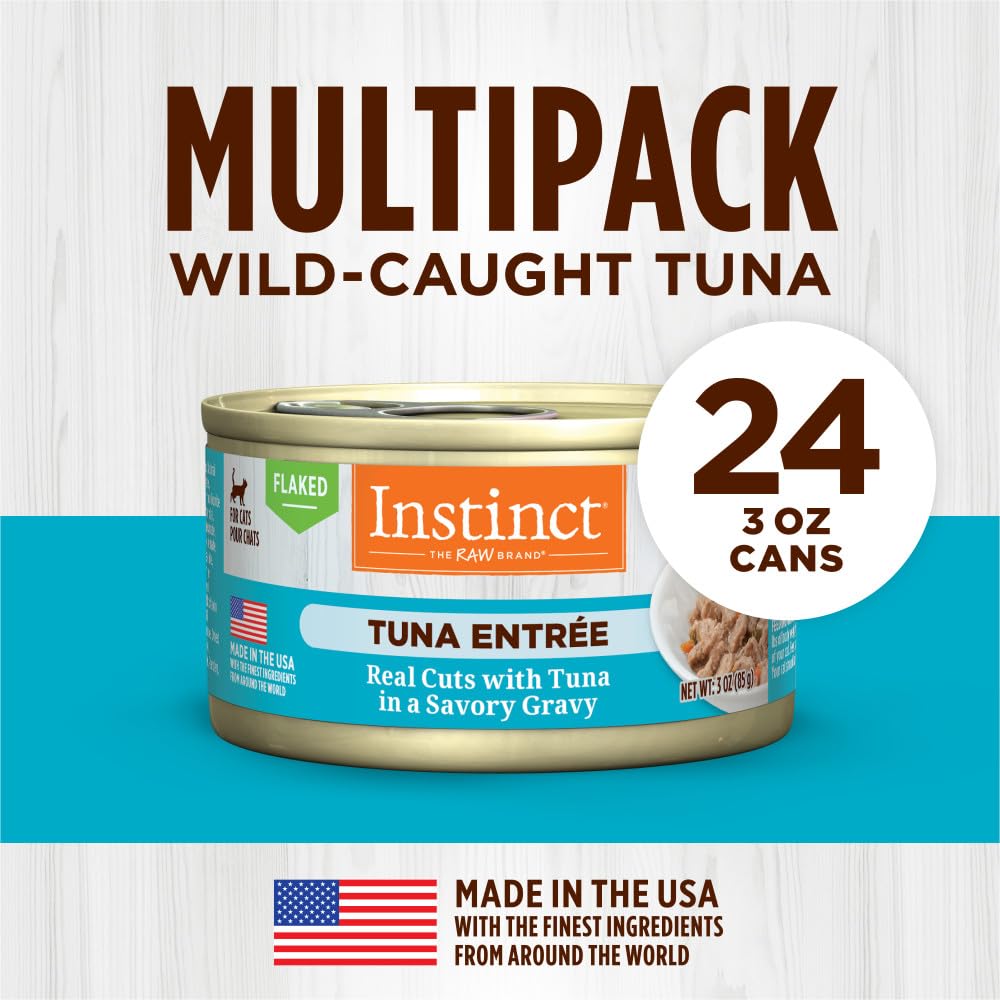 Instinct 24-pack packaging communicates convenient daily meals for households.