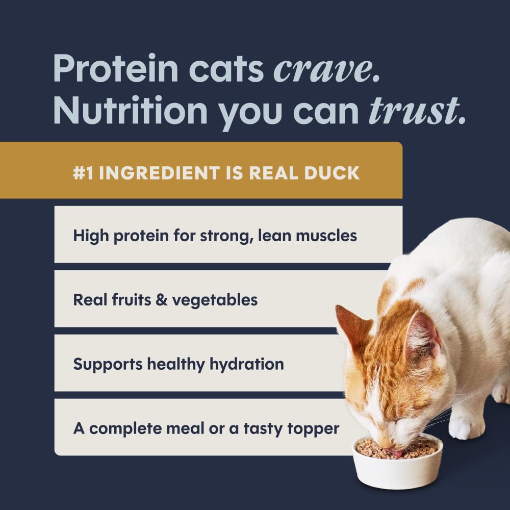 Instinct Cage-Free Duck label—responsibly sourced ingredients you can trust.