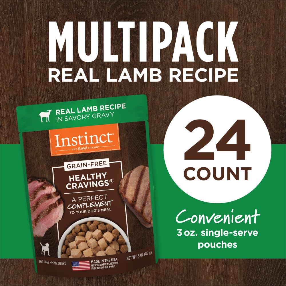 Instinct Easy-Open Wet Dog Food Pouch simplifies serving and reduces mess