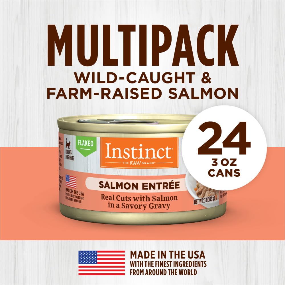 Instinct Flaked Entrée Picky Eater texture signals appealing bites for finicky cats