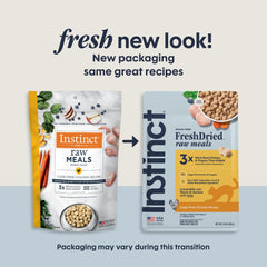 Instinct Freeze-Dried Chicken Bites close-up highlighting protein-rich pieces